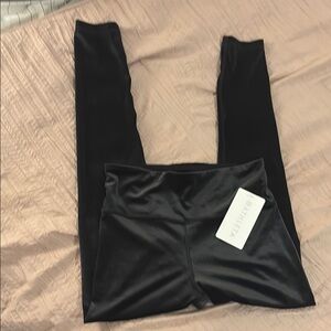 Athleta Black Velvet Leggings